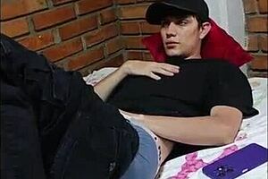 stepmom catches me jerking my tantaly doll then rides my big cock