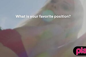 Hey gorgeous, this petite blonde bombshell strips outdoors showing off her perfect slender body 😍🌳