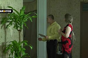 mature cougar seducin young muscular realtor... oops, 18+ stud!