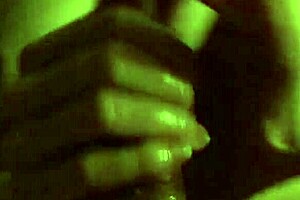 Sensual Blonde Milf Oils Cock for Explosive Cumshot Handjob!