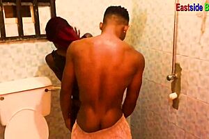 Horny BBW Cleaning Lady Bent Over Hotel Bed Takes Monster BBC Creampie Doggystyle Deepthroat!