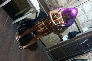 madrasta casting flashes big tits vagina hoping to trend as milf star