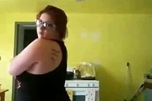 thick cum blasts all over milf's huge tits and juicy ass