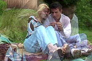 big boobed jasmine rouge takes outdoor threesome pounding 😈🍑