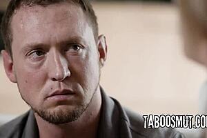 boyfriend assfucks busty mature as hot brunette watches