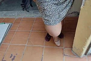 neighbors have no idea im filming homemade porno with curvy latina wife