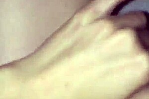 Wife Fingers Wet Shaven Pussy to Orgasm