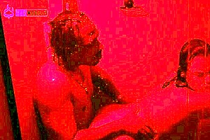 Can huge black cock tame phat ass teen in redroom shower? 😈🍆💦