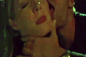 Blonde Wife Takes Two Cocks Deep In Doggystyle Anal And Shaved Pussy Gaping On Bed