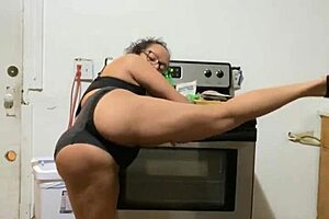 Dominican Anna Maria teases with sexy mature curves part 3?