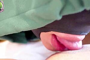 thai maid ninew big tits milked dry by boss doggystyle creampie