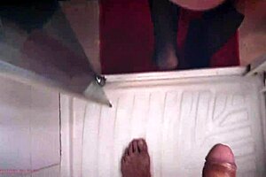 Stepmom's ass wrecked in bathroom creampie?