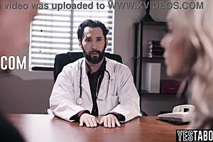 doctor bangs big tits patient milf hospital cuckold husband watches