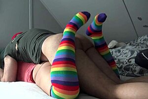 Stepson's Rough Morning Anal Creampie Surprise For Stepmom's Tight Asshole