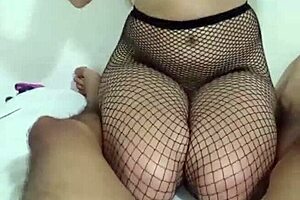 Isis Sun In Fishnets Craves Raw Schoolgirl Creampie