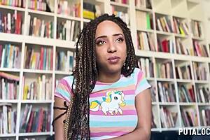 a horny latina ebony beauty luna black milks torbe dry after steamy putalocura interview