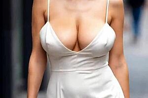 busty milfs bounce huge natural tits braless tight dresses compilation