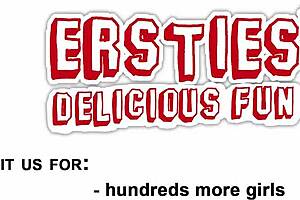 sexy german babes finger wet shaved pussies in close-up montage