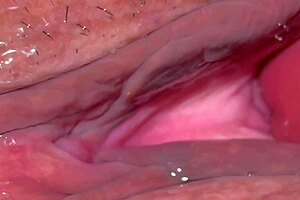 Amateur's Shaved Pussy 343 Days Post-Virginity Loss Up Close