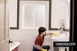 Nympho Stepmom Sofie Marie Pounds Virgin Stepson Hardcore Doggystyle Blowjob