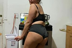 Dominican Anna Maria teases with sexy mature curves part 3?