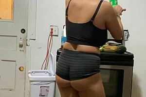 Dominican Anna Maria teases with sexy mature curves part 3?