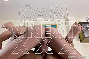 Cam Crest Pounds Ditaya's Pussy While Ass Worship Fetish Hits Beach Thong