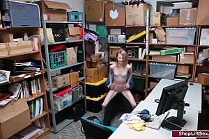 officer, you gonna dominate this petite russian thief's shaved pussy?