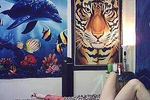 behind the scenes she rides cock hard doggystyle pounding pussy moans missionary