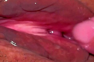 Amateur's Shaved Pussy 343 Days Post-Virginity Loss Up Close