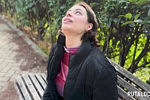 torbe catches huge tits latina lulita star and she swallows all cum putalocura