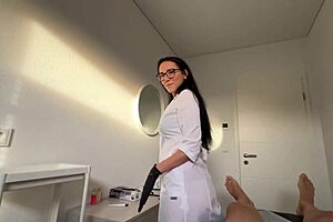 hot nurse eva gives patient deepthroat checkup till cum 😈👩‍⚕️