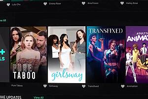 Caring milf Elizabeth Skylar fucks neglected blonde stepbae Lexi Lore deep