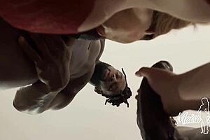 Brazilian milf chokes bbc over beta, spits cum in mouth