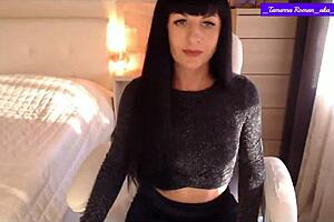 Watch Tamarra Roman's sexy lingerie striptease!