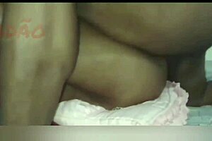 exploding deep in that black ass—pure interracial creampie bliss?