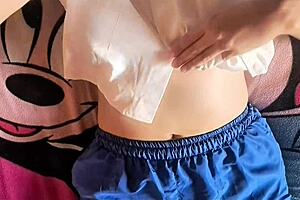 shy latina babe gets seduced, toys her huge tits before hard pounding