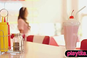 BIG BOOBS Curvy MILF Strips Ripping Clothes To Show Hairy Pussy