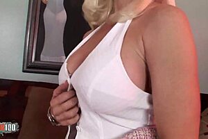 Milf loves getting her big tits ass fucked deep and hard