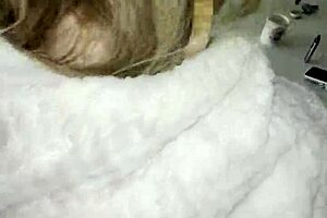 stepson sneaks big cock into kitchen after hubby leaves, pounds tattooed milf hard