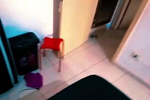 he goes crazy horny when i twerk my fat latina ass on his lap