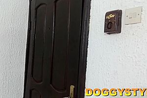 Giant dick bangs huge clitoris till she squirts hardcore, drunk curvy beauty!