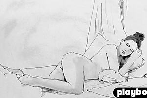 Sexy Milf Model Cosmo Sips Morning Coffee Then Strips Ripping Clothes Off Small Tits