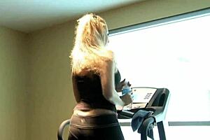 blonde milf mom begs for cumshot all over her massive tits now