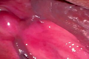 Amateur Wife's Shaved Pink Pussy Closeup 269 Days Post-Virginity Loss