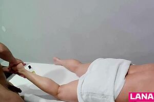 Lana Lee’s Naughty MASSAGE Turns Wild With Amones Bane