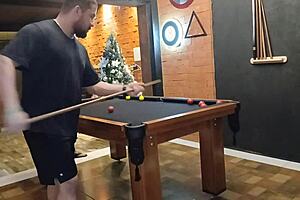 high stakes pool bet milf who loses pays the hottest price ready to strip?