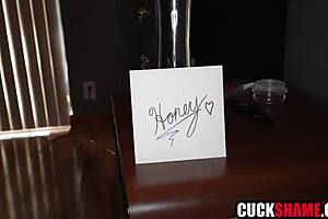 blonde milf wife cheats on cuck hubby taking bwc deep in shower spanking session