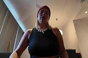 beautiful arab stepmom with white ass rides cock cowgirl after homemade doggy pounding