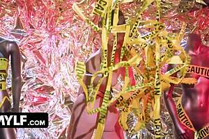 desiree dulce's seductive perky tits and curves turn engineer into pornstar beggar